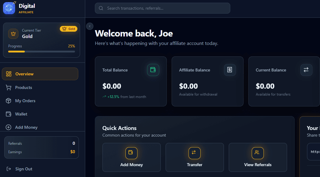 Dashboard Preview